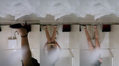 ⚫️⚫️贵在真实，学生公寓女厕，正面全景脸逼同框，偸拍形形色色各种类型妹子方便，高清无水印原版 (13)